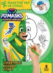 Pjmasks Power Heroes Çıkartmalı Boyama Kitabı Maketini Yap Ve Oyna